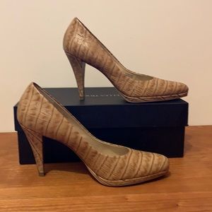 Ellen Tracy Cody pump, 3.5” heel, leather upper